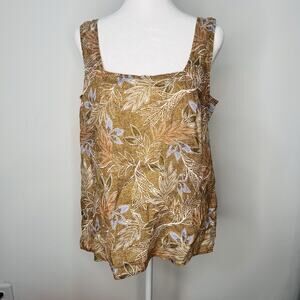 Cynthia Rowley linen top Women’s Size Medium